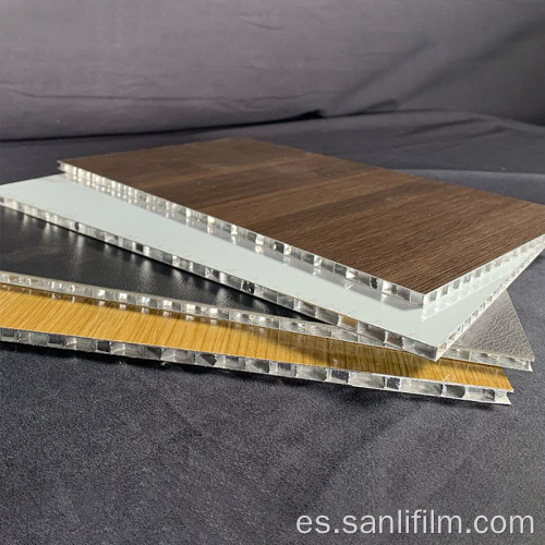 Película protectora de panel laminado laminado